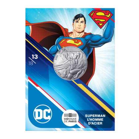 Monnaie de Paris 2025-   DC COMICS - Coffret + VAGUE 1+Vague 2- La collection Complète 10€ Argent