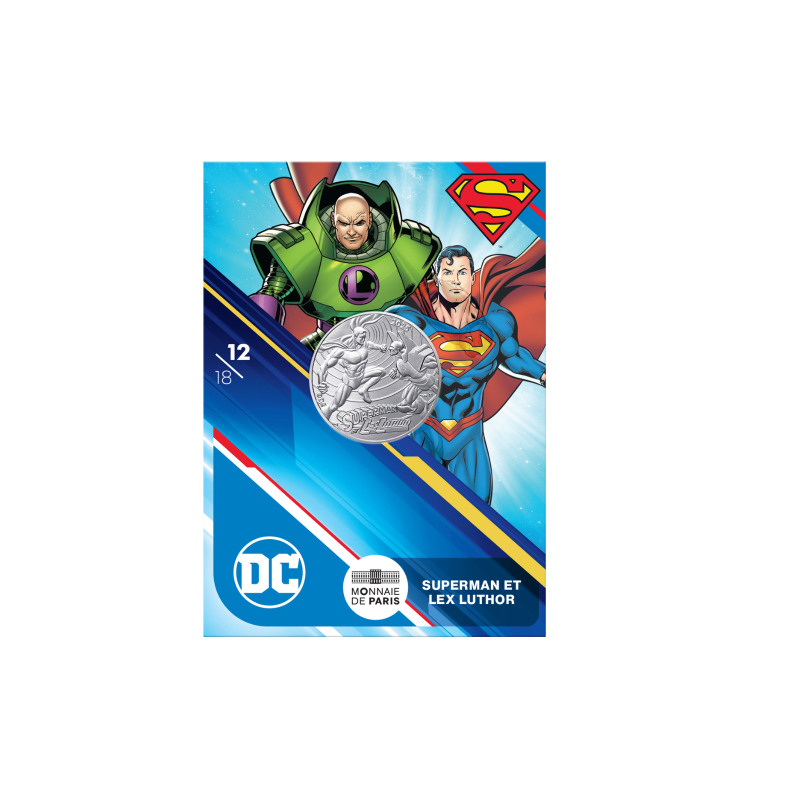 Monnaie de Paris 2025-   DC COMICS - Coffret + VAGUE 1+Vague 2- La collection Complète 10€ Argent