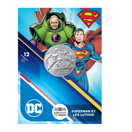 Monnaie de Paris 2025-   DC COMICS - Coffret + VAGUE 1+Vague 2- La collection Complète 10€ Argent