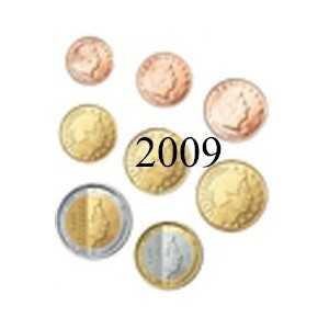 Luxembourg 2009 : série de 1 cent à 2 euros