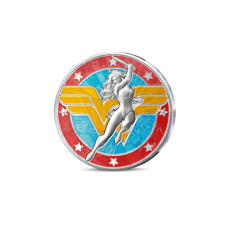 Monnaie de Paris 2025-   DC COMICS - Coffret + VAGUE 1+Vague 2- La collection Complète 10€ Argent