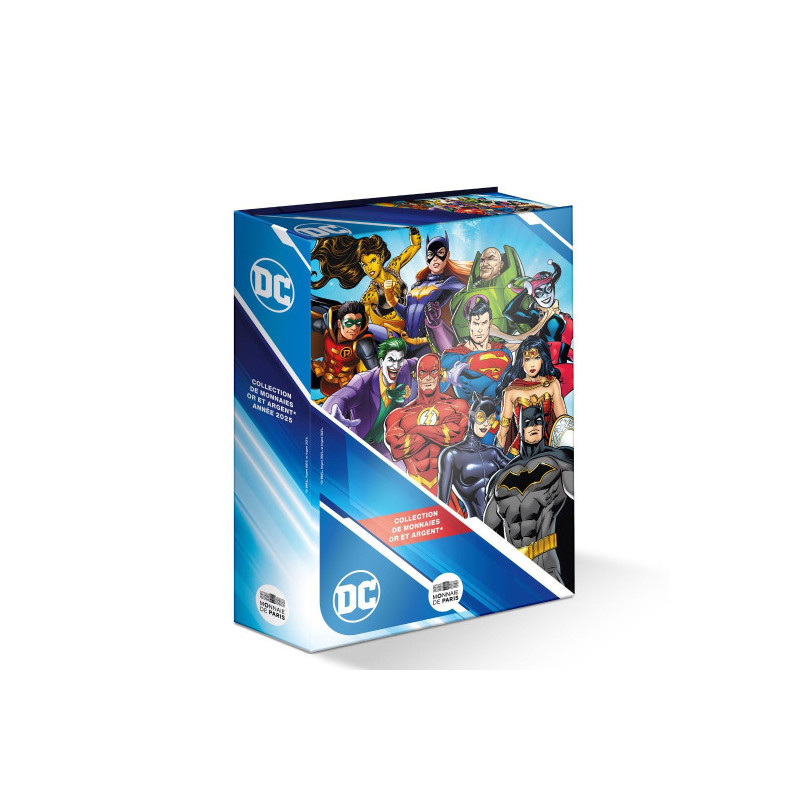 Monnaie de Paris 2025-   DC COMICS - Coffret + VAGUE 1+Vague 2- La collection Complète 10€ Argent