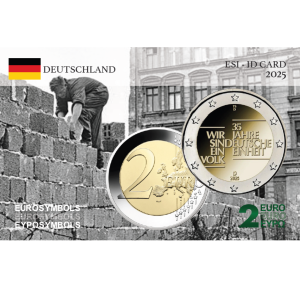 Allemagne 2025 Réunification- carte commémorative