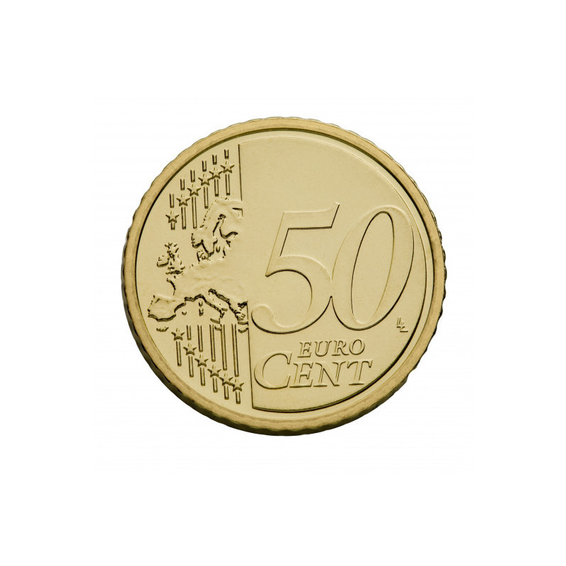 Monaco x Vatican 2026-Historique Visite du Pape à Monaco -50 cts domé couleur- Collection complète