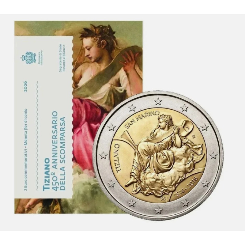 Saint Marin 2026 - 2 euro commémorative - Le Titien