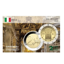 Italie 2025- Jubilée - carte commémorative  EuroSymbols Institute