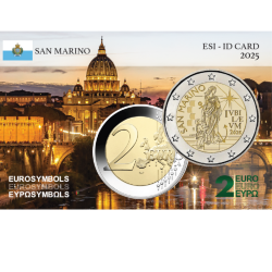 Saint Main2025-  Jubilé - carte commémorative EuroSymbols Institute