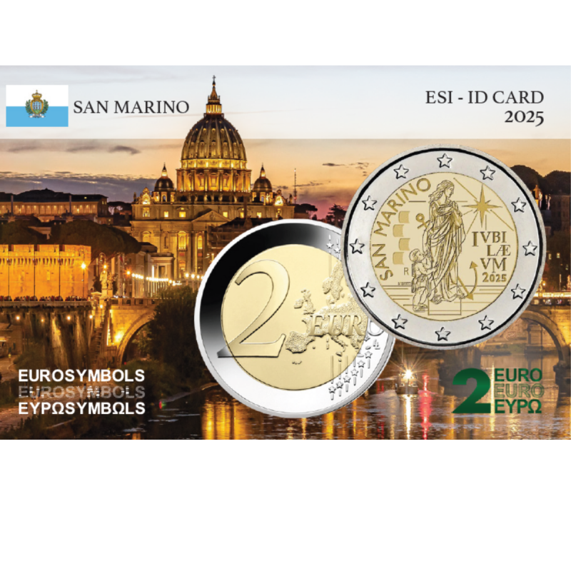 Saint Main2025-  Jubilé - carte commémorative EuroSymbols Institute