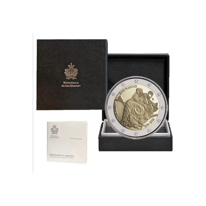 Saint Marin 2026 - 2 euro commémorative - Le Titien BE