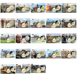 Allemagne série complète - 23 cartes commémoratives