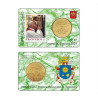 Vatican 2024- Collection complète- Coincards 50cts + timbre x 4