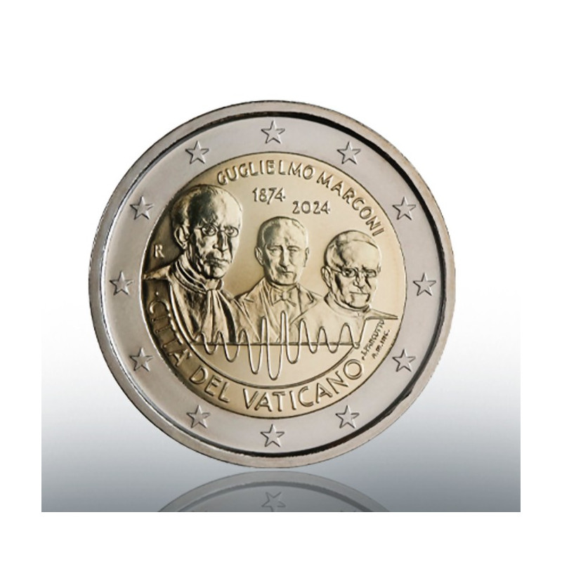Vatican 2024 - Coffret BU 2 euro commémorative  - Marconi