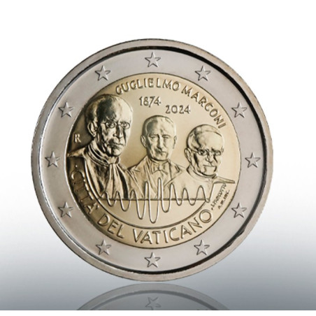 Vatican 2024 - Coffret BE 2 euro commémorative  - Marconi