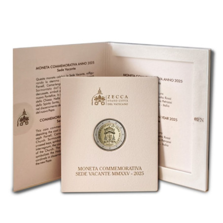 Vatican 2025 -Coffret BU 2 euro commémorative  - Sede Vacante