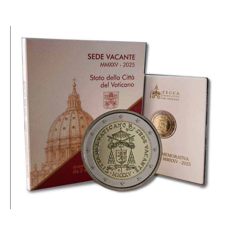 Vatican 2025 -Coffret BU 2 euro commémorative  - Sede Vacante