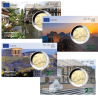 UNESCO 2025-Collection complète- Les 4 cartes :Versailles, Strasbourg, Muraille de Chine, Acropole