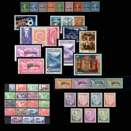 Andorre - 500 timbres neufs