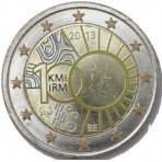 2euro BELGIQUE 2013 en couleur