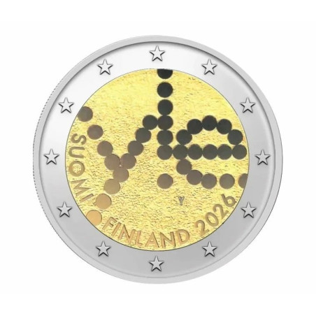 Finlande 2026 - 2 euro commémorative -  Radiodiffusion-BE