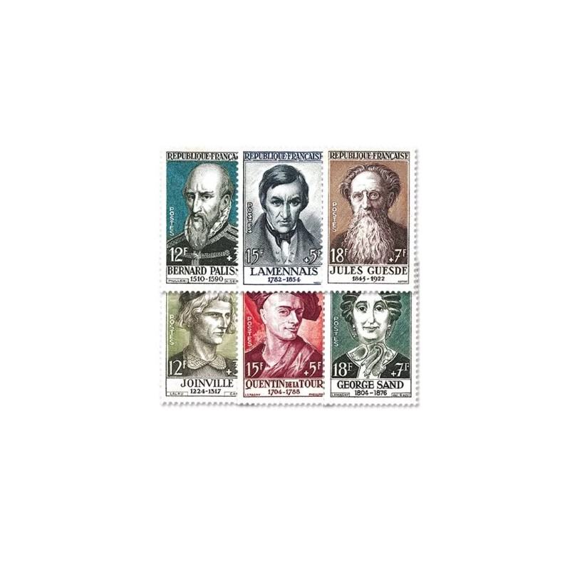 Timbres série N°1108 à 1113