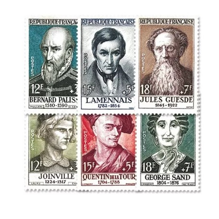 Timbres série N°1108 à 1113