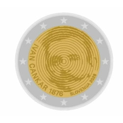 Slovénie 2026 - 2 euro commémorative -  Ivan Cankar