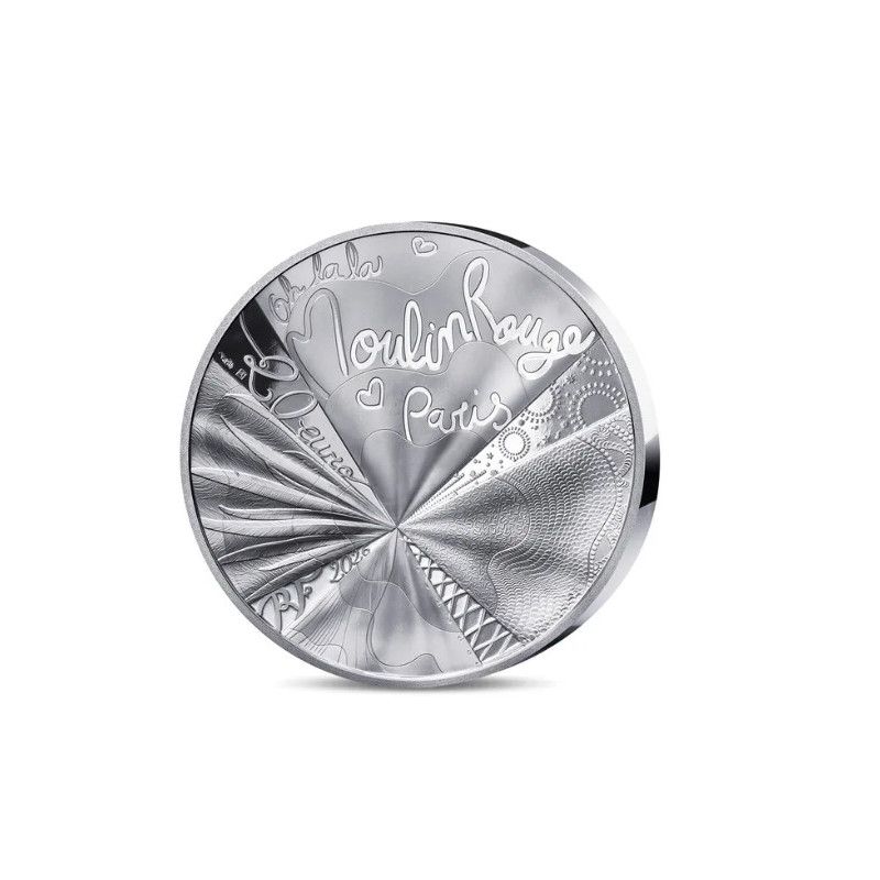 Monnaie de Paris 2026- MOULIN ROUGE - 20€ Argent Haut Relief - Qualité BE