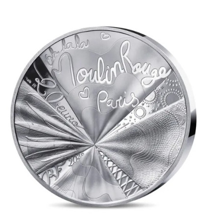 Monnaie de Paris 2026- MOULIN ROUGE - 20€ Argent Haut Relief - Qualité BE