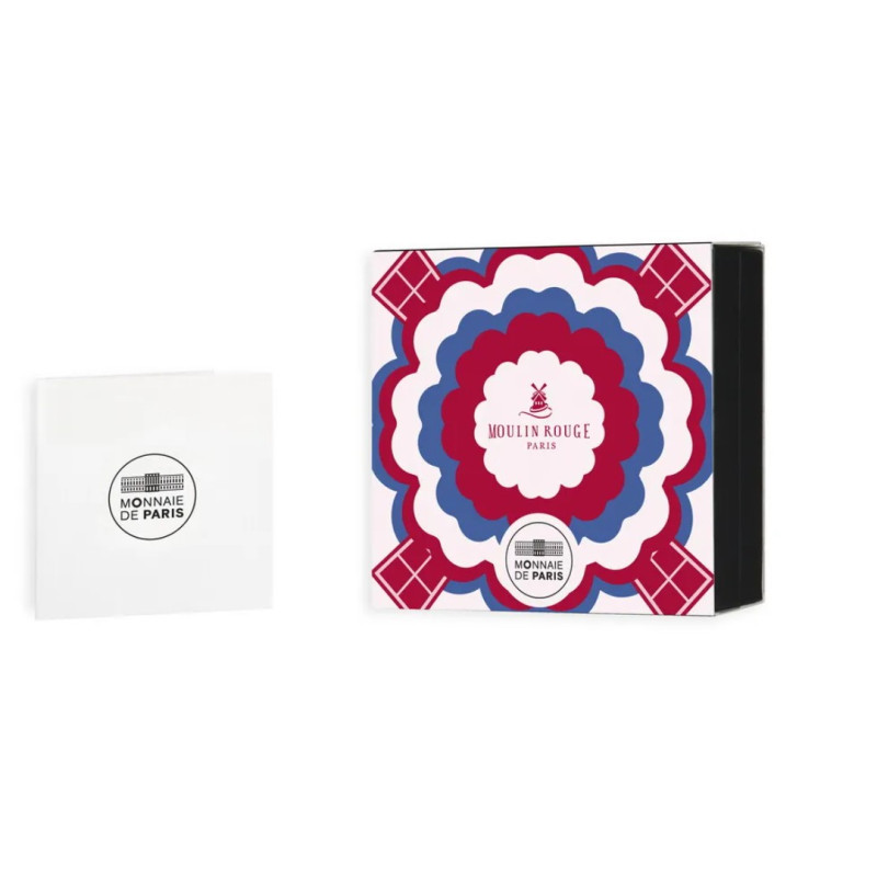 Monnaie de Paris 2026- MOULIN ROUGE - 10€ Argent colorisée - Qualité BE
