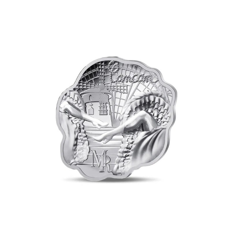 Monnaie de Paris 2026- MOULIN ROUGE - 10€ Argent colorisée - Qualité BE