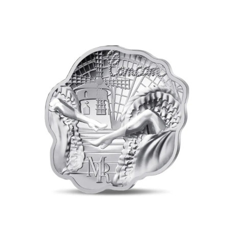 Monnaie de Paris 2026- MOULIN ROUGE - 10€ Argent colorisée - Qualité BE