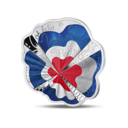 Monnaie de Paris 2026- MOULIN ROUGE - 10€ Argent colorisée - Qualité BE