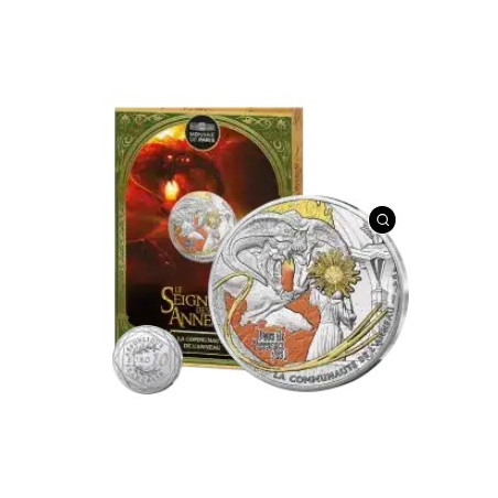 Monnaie de Paris 2026-Seigneur des Anneaux - VAGUE 1- La collection Complète 10- Argent vague 1