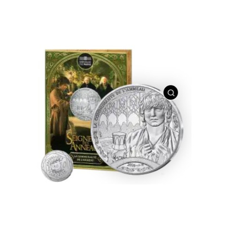 Monnaie de Paris 2026-Seigneur des Anneaux - VAGUE 1- La collection Complète 10- Argent vague 1