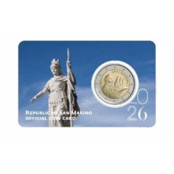 Saint Marin 2026 - Coincard "Statut de la liberté"