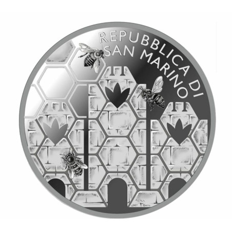 Saint Marin 2026- série complète-Les Abeilles-Coffret BU + 5€ abeille