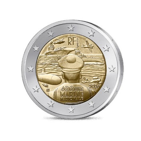France 2026 BU- 2- commémorative "Marine Nationale"