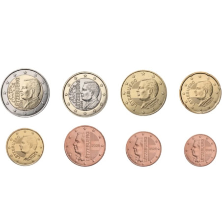 Luxembourg 2026  - Série complète nouvelle Face