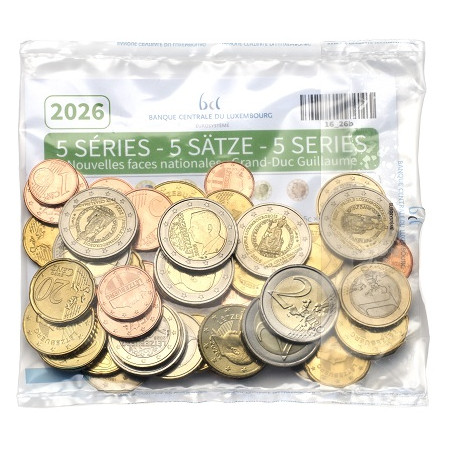 Luxembourg 2026  - Kit Euros 40e anniversaire de l'attribution du prix Charlemagne au peuple luxembourgeois