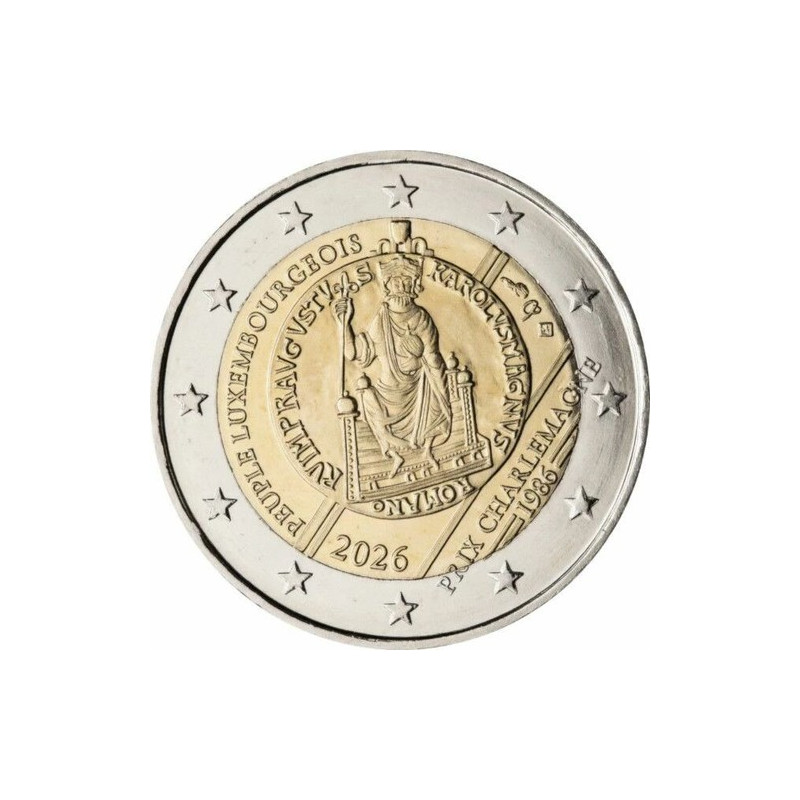 Luxembourg 2026  - Kit Euros 40e anniversaire de l'attribution du prix Charlemagne au peuple luxembourgeois