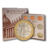 Vatican 2025 - Coffret BU  avec la pièce bimétallique de 5 euros