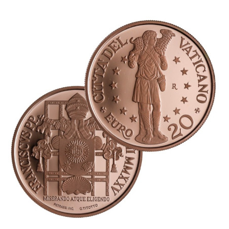 Vatican 2025 - 20 Euros Cuivre Vatican 2025 BE – Le Bon Pasteur