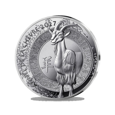 Monnaie de Paris 2026 - SERIE DU CALENDRIER LUNAIRE CHINOIS- Année de la chèvre 10€, Argent BE