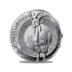 Monnaie de Paris 2027 - SERIE DU CALENDRIER LUNAIRE CHINOIS- Année de la chèvre 12€, Argent BE