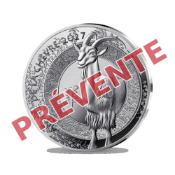 Monnaie de Paris 2027 - SERIE DU CALENDRIER LUNAIRE CHINOIS- Année de la chèvre 12€, Argent BE