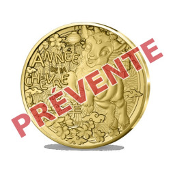 Monnaie de Paris 2027 - SERIE DU CALENDRIER LUNAIRE CHINOIS- Année de la chèvre 1/4€