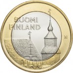 Finlande 2013 - 5 euro Tavastia Série 'Architecture'
