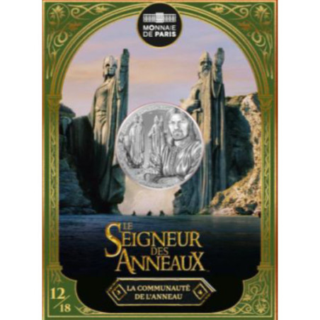 Monnaie de Paris 2026-Seigneur des Anneaux - VAGUE 2 - La collection Complète 10- Argent