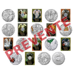 Monnaie de Paris 2026-Seigneur des Anneaux - VAGUE 2 - La collection Complète 10- Argent