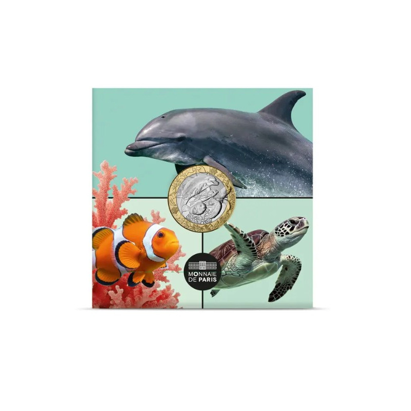 Monnaie de Paris 2026-Collection complète « Les Animaux du monde » – 6 monnaies de 5€ + boîte de rangement – Millésime 2026